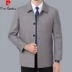 áo khoác blazer nam Áo gió nam Pierre Cardin mùa thu đông dài quá đầu gối áo khoác dành cho ông bố công sở mặc thường ngày ở độ tuổi trung niên và trung niên áo khoác mỏng Áo khoác