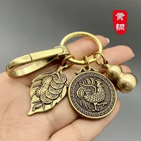 Фортуна оставить+твердую тыкву+благословение монета Zodiac [курица]+пряжка