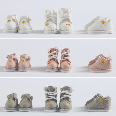 taobao agent OB11 baby shoes 8 points BJD sneakers molly shoes girl head OB22 leather shoes baby clothes Holala