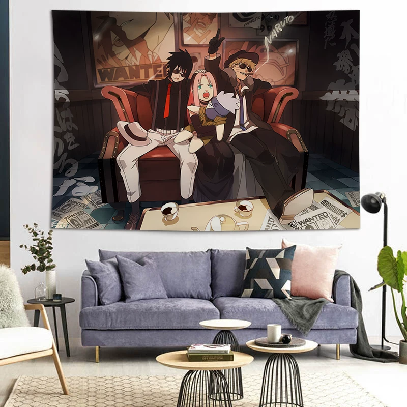 Naruto Background Factering INS Room Decoration