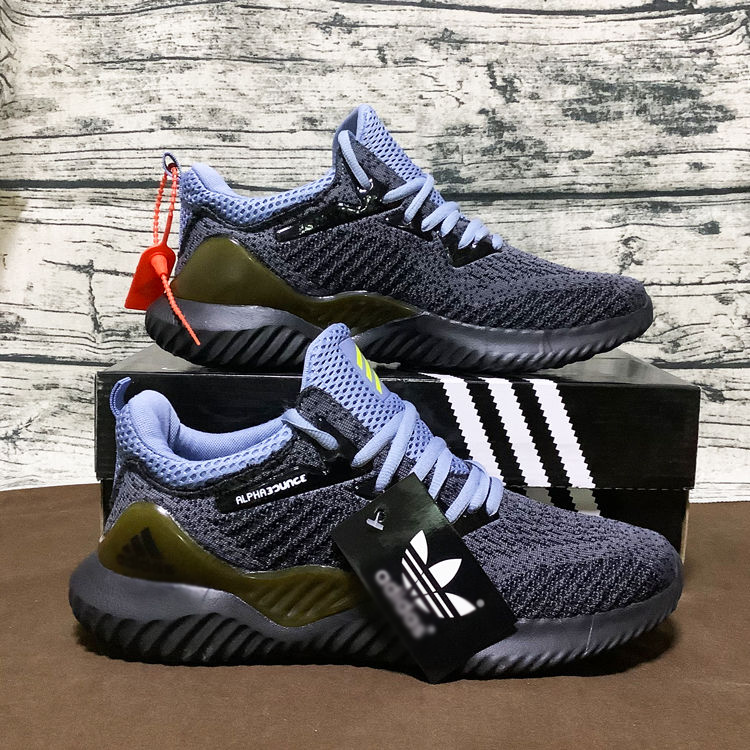 Alpha Haze BlueBroken code Clearance official Official website quality goods Adidas Marathon shoes new pattern spring Clover alpha Running shoes leisure time Ice silk Breathable shoes men and women Coconut Mountaineering gym shoes