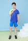 Li Ning quần áo cầu lông trẻ em phù hợp với nam và nữ sinh viên nhanh khô và thoáng khí thi đấu thể thao bóng bàn ngắn tay tùy chỉnh
