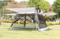 Уличная портативная складная палатка для кемпинга, автоматический навес, защита от солнца, полностью автоматический