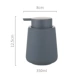 grey soap dispenser