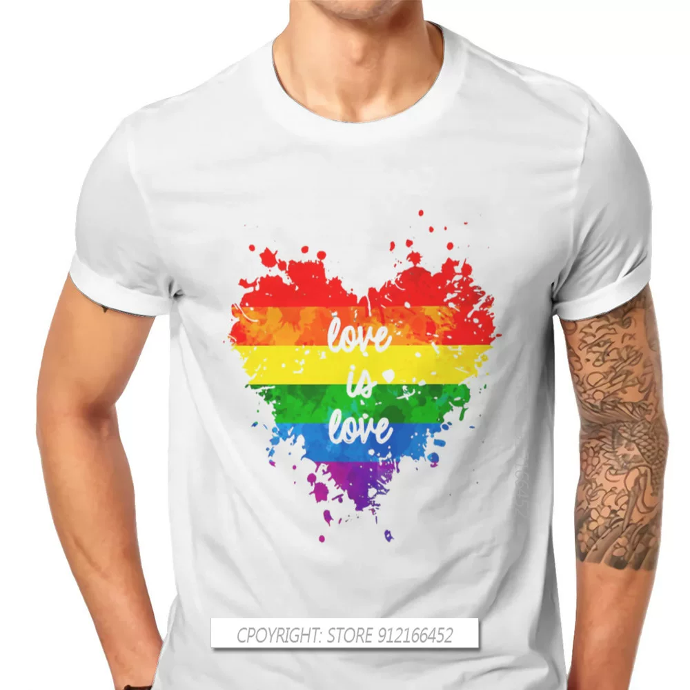 Любовь есть любовь майка-хипстер с сердцем, Pride Month, короткий рукав