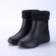 Giày đi mưa nam ống giữa giày cao su chống trượt chống thấm nước nhà bếp mang đi cho người đi giày bao ngoài đặc biệt cộng với giày đi mưa nhung ấm áp ủng lội nước