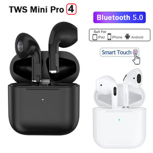 TWS Pro4 Bluetooth イヤホン ワイヤレス ヘッドフォン ミニ スポーツ