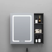 Không gian nhẹ nhàng sang trọng tủ gương nhôm phòng tắm thông minh toilet riêng toilet treo tường kho tủ gương khử sương có đèn