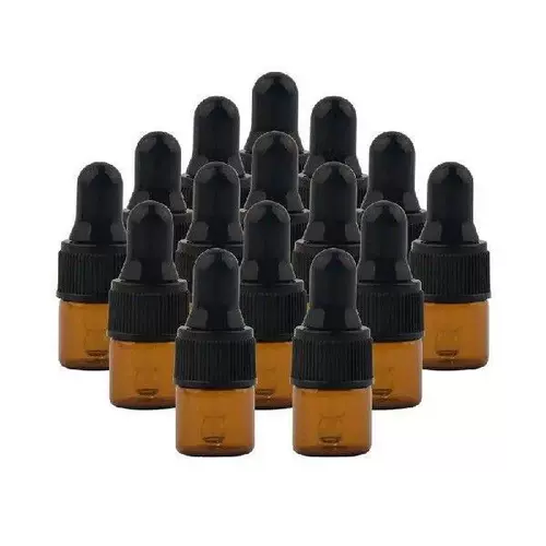 15 ПК, заполненные бутылками для эфирного масла 1/2 мл стеклянных бутылок