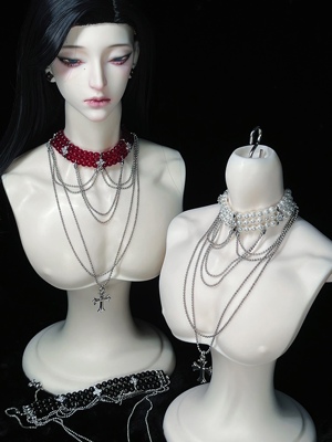 taobao agent [Moon Xiang Xi] [Trafficking] BJD necklace three -point uncle using necklace BJD jewelry