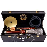 Арабский импортный кальян, деревянный чемодан из нержавеющей стали, Россия, популярно в интернете, полный комплект