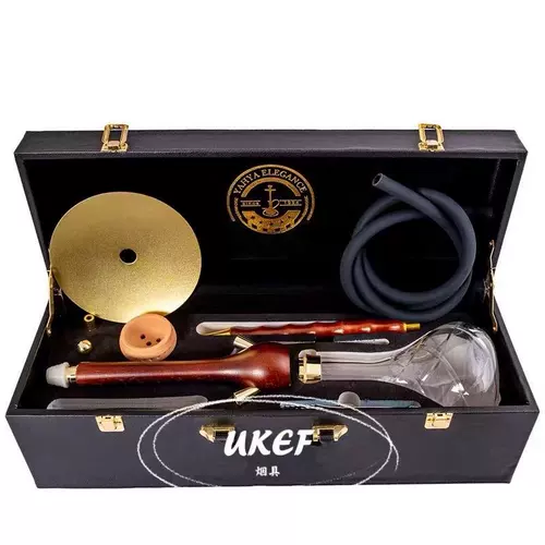 Арабский импортный кальян, деревянный чемодан из нержавеющей стали, Россия, популярно в интернете, полный комплект