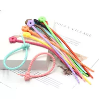 Универсальные силиконовые кабельные стяжки