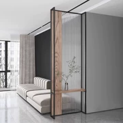 Kệ lối vào bằng gỗ nguyên khối tùy chỉnh 
            , màn hình phòng khách, vách ngăn kính Changhong bằng sắt rèn, vách ngăn trang trí phòng ngủ vách ngăn
