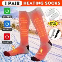 Winter Electric Heated Socks Boot Feet Warmer USB