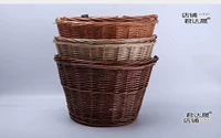 Rattan basket with handle bicycle basket willow basket super