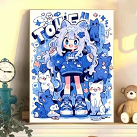 DIY Цифровая картина маслом творческая серия граффити