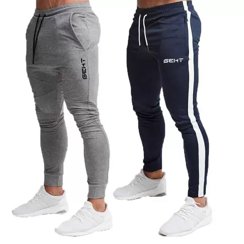 2019 Fashion Men Gyms Pants Joggers Fitness Casual Long Pant