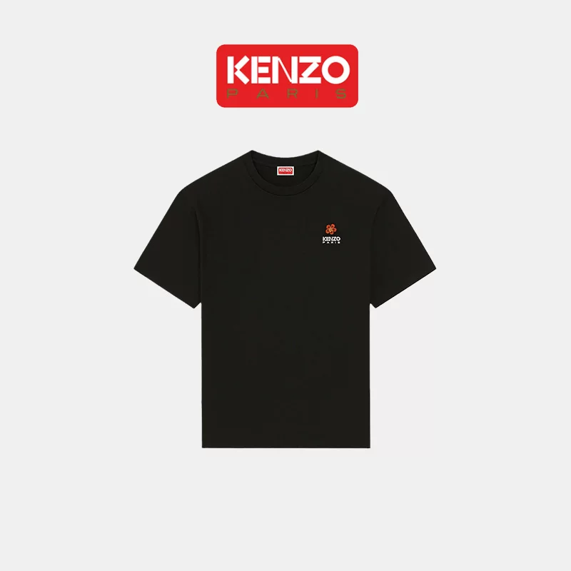 KENZO Kenzo, классическая футболка для мужчин и женщин с круглым вырезом, цветочная, оверсайз, для любимых