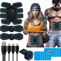 ABS EMS Muscle Stimulator Trainer Smart Fitness Abdominal Tr