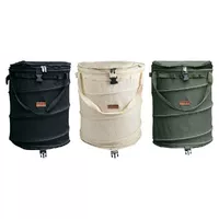 Camping Trash Can Collapsible Rubbish Bin Pop-up Garbage