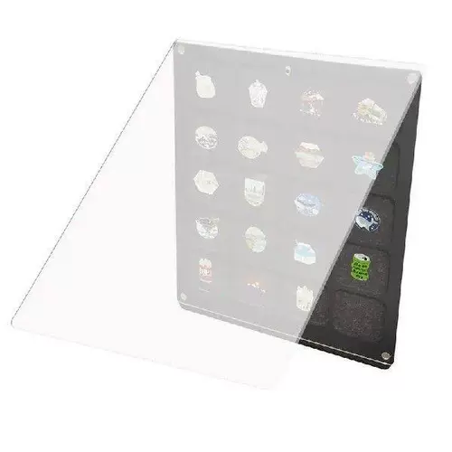 Коллекция вывода дисплей ящика пыли с пылью