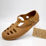 Giày Namba 7080 hoài cổ cổ điển đầy đủ dép cao su retro Phong cách Anh giải phóng giày cán bộ quân đội dép cổ điển