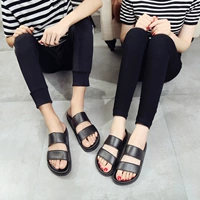 Dép nữ mùa hè mang dép 2018 mới của Hàn Quốc ulzzang sinh viên Harajuku phong cách dày từ dưới giày bãi biển shop giày dép nữ