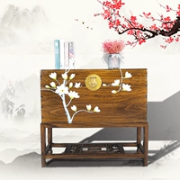 В настоящее время поколение китайский язык копия Древний ящик из камфорного дерева с ручной росписью, шкафчик для спальни из цельного дерева, багажник для хранения всякой всячины цвет расписная мебель