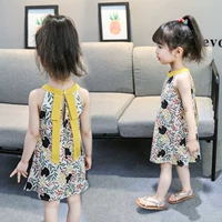 Váy bé gái mùa hè 2019 mới siêu ngoại phiên bản Hàn Quốc của bé gái Váy bé gái váy công chúa treo váy - Váy chân váy trẻ em 11 tuổi
