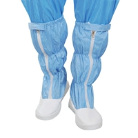 Giày chống tĩnh cứng đáy cao ủng Pvc dài ủng chống bụi giày bảo vệ jumpsuit phù hợp với giày công sở giầy chạy bộ nam