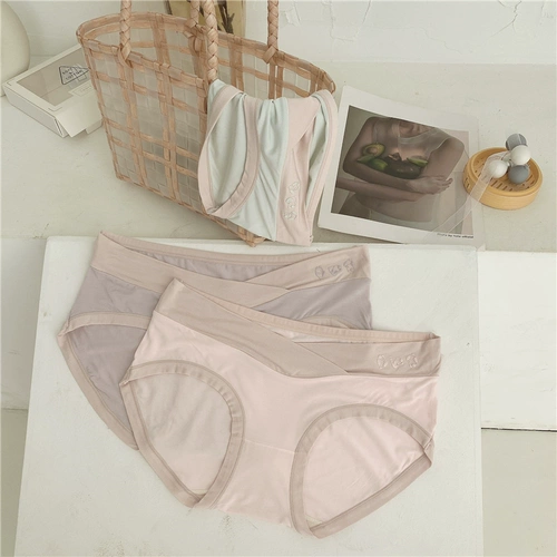 Дышащее антибактериальное нижнее белье для беременных, штаны