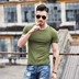 Mùa hè nam ngắn tay t-shirt nam lỏng vòng cổ đáy áo cộng với phân bón XL £ 200 từ bi sinh viên quần áo triều Áo phông ngắn