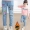 Quần áo trẻ em mùa đông quần jean cộng với quần nhung trẻ em mùa thu và mùa đông Phiên bản Hàn Quốc của quần legging trẻ em quần nữ thủy triều