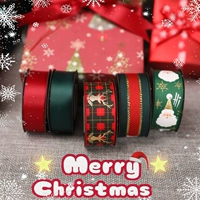 Рождественская сумка, упаковка, зеленая лента, ремень с бантиком, коробка, украшение, подарок на день рождения