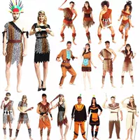 Quần áo man rợ, Châu Phi, Ấn Độ, không khí lễ hội Ai Cập, Cleopatra, vật tư, sân khấu, Halloween, trang phục trang trí - Sản phẩm Đảng / Magic / Hiệu suất bộ đồ hóa trang halloween