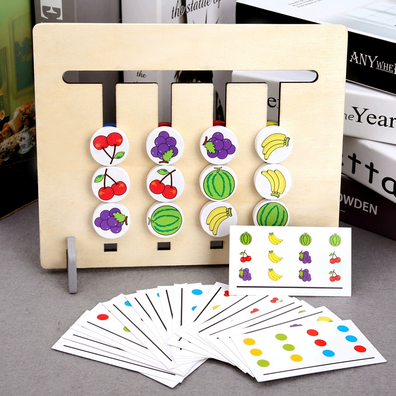 Trò chơi trái cây bốn màu của trẻ em tư duy logic tập trung đào tạo câu đố phụ huynh-trẻ em bảng tương tác trò chơi đồ chơi nam 3-6 - Trò chơi cờ vua / máy tính để bàn cho trẻ em