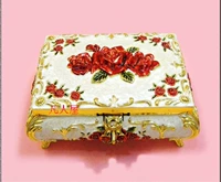 Двухэтажная большая коробочка для хранения, ювелирное украшение, сундук с сокровищами, Россия, свадебный подарок