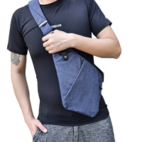Мужская трендовая сумка-органайзер, нагрудная сумка, спортивная сумка через плечо, рюкзак на одно плечо, анти-кража