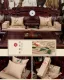 Đệm sofa gỗ nguyên khối bằng vải lanh có độ đàn hồi cao thêu tùy chỉnh 
            cho tất cả các mùa, bộ kết hợp chống trượt đơn giản phòng khách vải 1 + 2 + 3