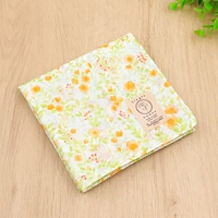 Оранжевый, в цветочек