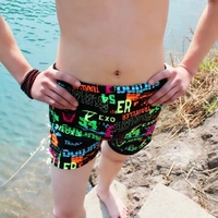 Bơi không thấm nước thân nam boxer thời trang in XL quần short mùa hè nhanh chóng làm khô mùa xuân nóng của nam giới bơi lỏng thân đồ bikini