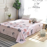 100% cotton một mảnh khăn trải giường bông khăn trải giường đơn 1,5 1,2m ký túc xá Giường đôi 1.8m2.0 - Khăn trải giường