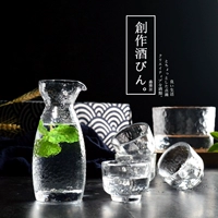 Xin Yaju Sáng tạo rượu tách rượu theo phong cách Nhật Bản hộ gia đình ly duy nhất ly rượu sake nồi búa búa mô hình chai rượu thủy tinh - Rượu vang kệ để rượu vang