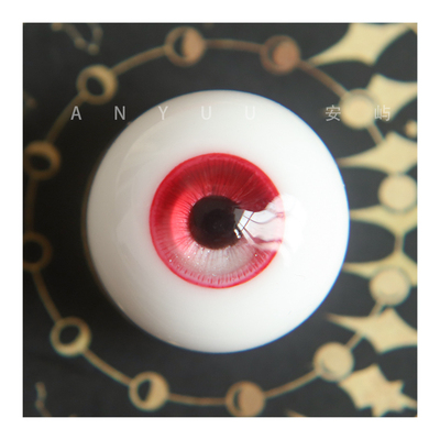taobao agent [Anyuu] BJD gypsum eye OB11 three -point four -point six -point eyeball red iris- 夭-