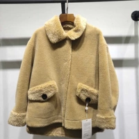 澜 度 女装 洋 羊 羊剪绒 衣 短 23 Y23 - Faux Fur áo khoác lót lông nữ