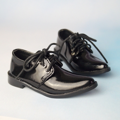 taobao agent BJD Uncle Pu Shi Black Leather Shoes Uncle Big size baby shoes with suit SOOM ID72 EID HID