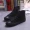 Giày vải màu đen phổ biến ulzzang Harajuku giày công sở hoang dã thoáng khí Phiên bản Hàn Quốc của đôi giày màu đen hoang dã