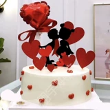 Запеченное торт 饰 украшение Love Star Set Set Wedding Cake Decormessies 7 Swing