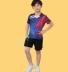 Quần áo cầu lông trẻ em mùa hè mới phù hợp với ngắn tay thoáng khí khô nhanh quần áo bóng bàn học sinh nhóm mua đào tạo thi đấu Quần áo ngoài trời cho trẻ em